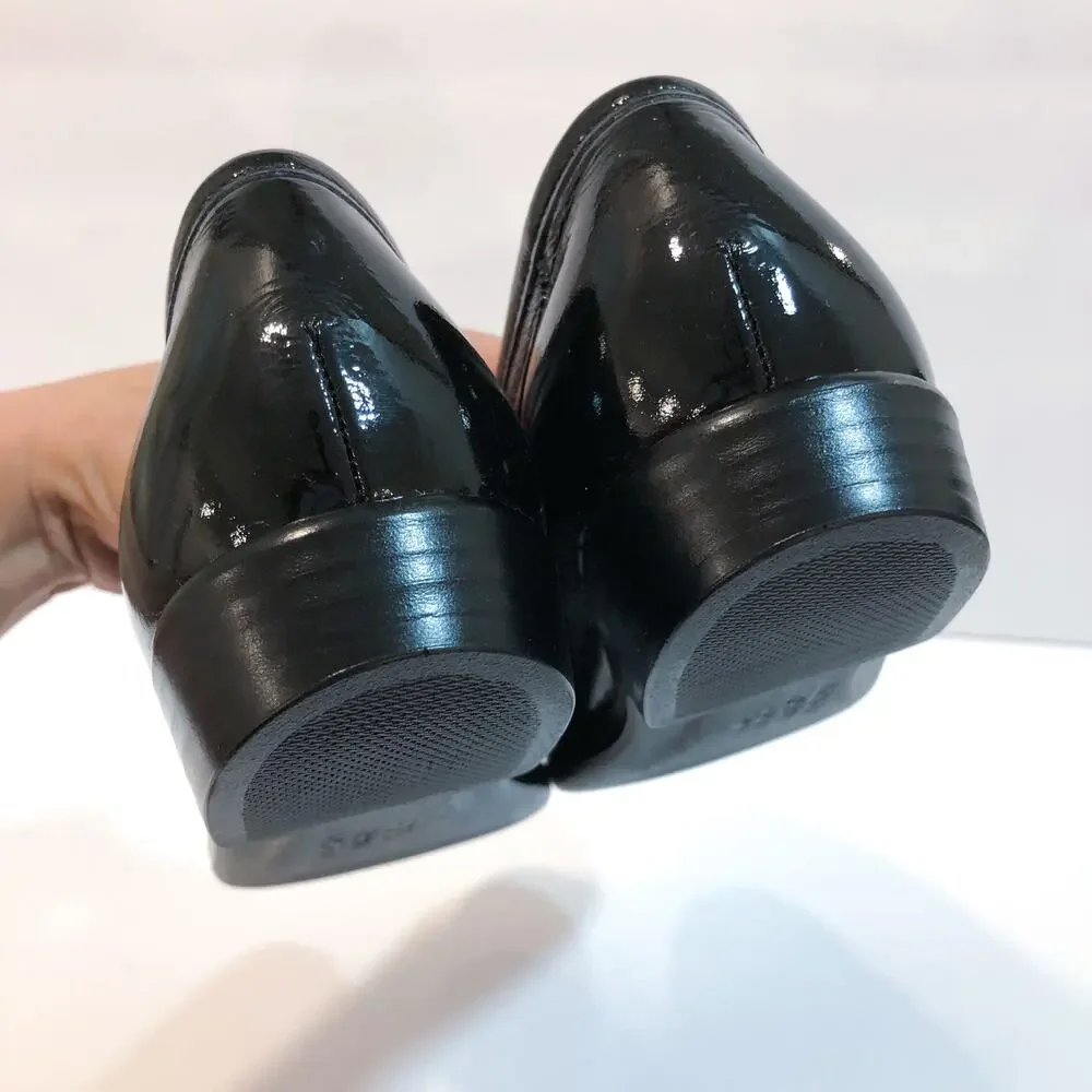 SAS Metro Black Patent Leather Loafers Flats - Picture 7 of 11
